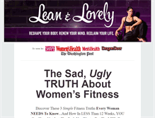 Tablet Screenshot of leanandlovelyprogram.com